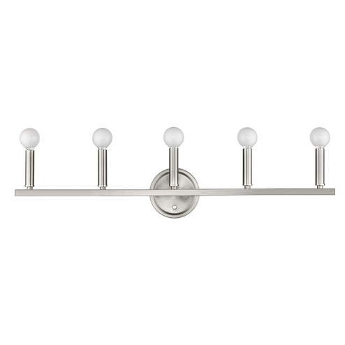 Sawyer Five Light Vanity in Satin Nickel (106|IN41156SN)