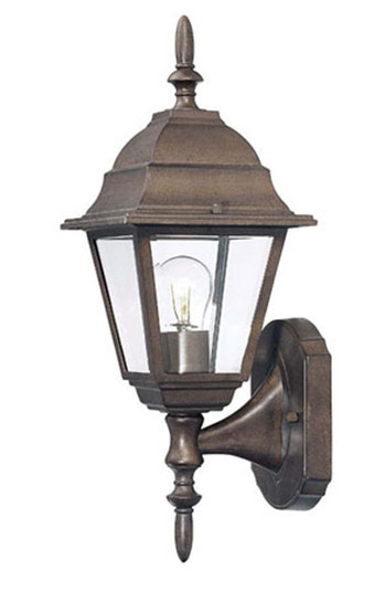 Builders` Choice One Light Wall Sconce in Burled Walnut (106|4001BW)