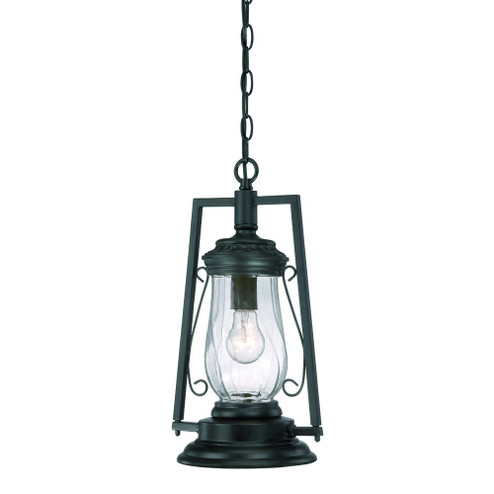 Kero One Light Hanging Lantern in Matte Black (106|3496BK)