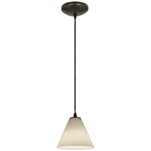 Martini One Light Pendant in Oil Rubbed Bronze (18|28004-1C-ORB/WHT)