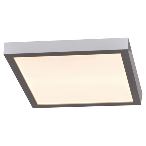 Ulko SQ LED Flush Mount in Silver (18|20076LEDD-SILV/ACR)