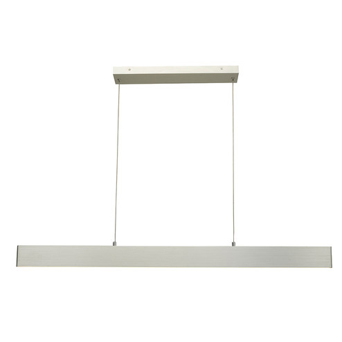 Slim LED Pendant in Brushed Aluminium (397|10095PN-BA)