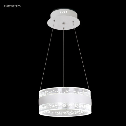 Contemporary LED Chandelier in White (64|96812W22LED)