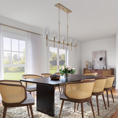 Chastine Five Light Chandelier in Modern Gold (59|9925-MG)