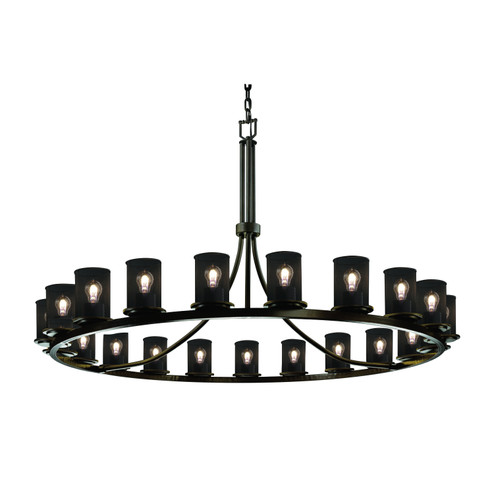 Wire Mesh 21 Light Chandelier in Dark Bronze (102|MSH-8716-10-DBRZ)