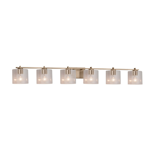 Fusion Six Light Bath Bar in Brushed Brass (102|FSN-8446-30-SEED-BRSS)