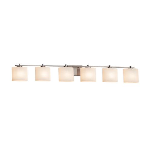 Fusion LED Bath Bar in Brushed Nickel (102|FSN-8446-30-OPAL-NCKL-LED6-4200)