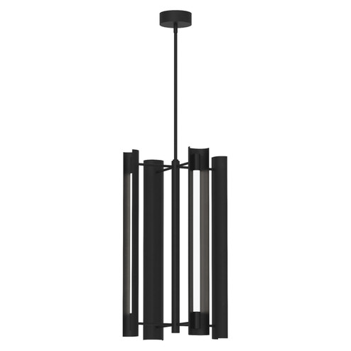 Carson LED Pendant in Midnight Black (454|KP1104MBK)