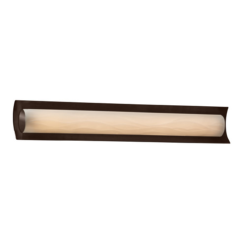 Porcelina LED Linear Bath Bar in Dark Bronze (102|PNA-8635-WAVE-DBRZ)