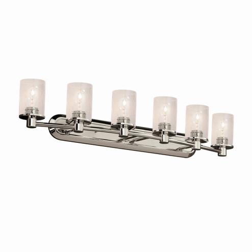 Fusion Six Light Bath Bar in Brushed Nickel (102|FSN-8516-10-SEED-NCKL)