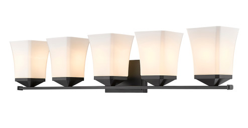 Darcy Five Light Vanity in Matte Black (224|1939-5V-MB)