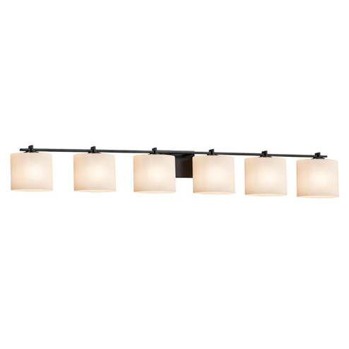 Fusion LED Bath Bar in Matte Black (102|FSN-8446-30-OPAL-MBLK-LED6-4200)