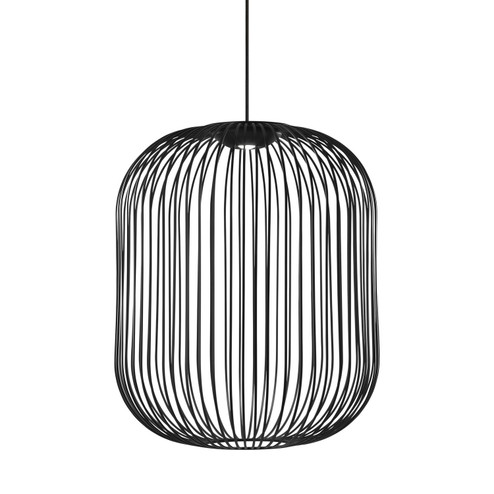 Kai LED Pendant in Nightshade Black (182|700TDKAI2B-LED930)