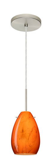 Pera One Light Pendant in Satin Nickel (74|1BT-1713HB-SN)