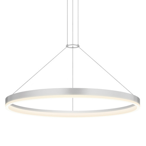 Corona LED Pendant in Bright Satin Aluminum (69|2317.16-35)