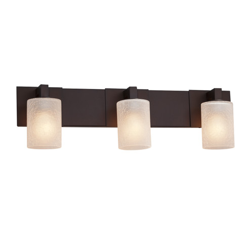 Fusion Three Light Bath Bar in Dark Bronze (102|FSN-8923-10-FRCR-DBRZ)