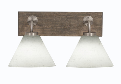 Oxbridge Two Light Bathroom Lighting in Graphite & Painted Distressed Wood-look (200|1772-GPDW-312)