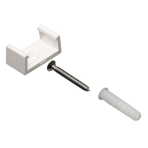 Hybrid Linear Bag of 10 PVC Mounting Clips in White (303|120-H3-RGBW-CLIPS)