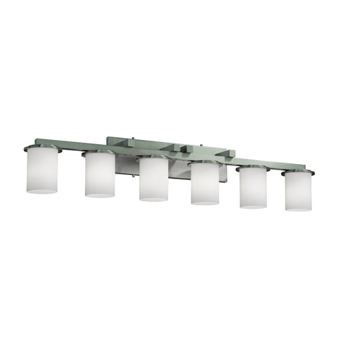 Fusion LED Bath Bar in Brushed Nickel (102|FSN-8786-10-OPAL-NCKL-LED6-4200)