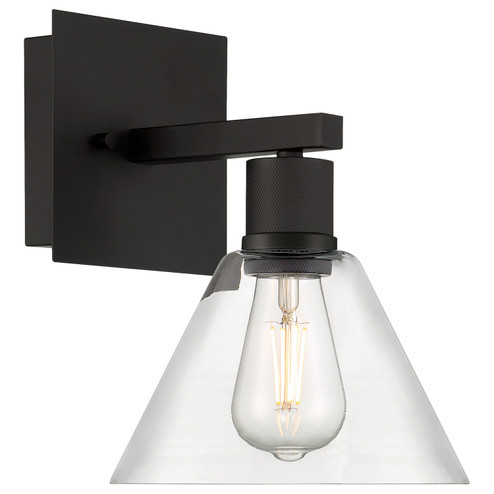 Port Nine Martini LED Wall Sconce in Matte Black (18|63143LEDDLP-MBL/CLR)