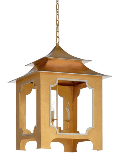 Claire Bell Three Light Lantern in Gold (460|69349)