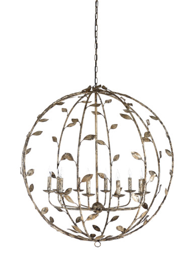 Wildwood Ten Light Chandelier in Silver (460|67246)