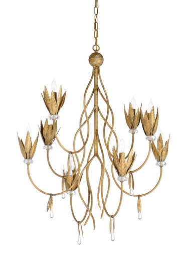Wildwood Eight Light Chandelier in Gold (460|67245)
