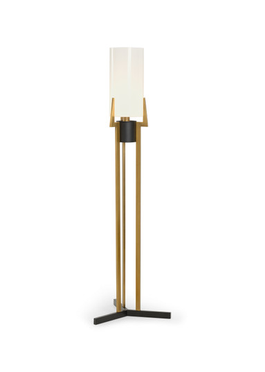 Larry Laslo One Light Floor Lamp in Black/Opaque (460|65696)