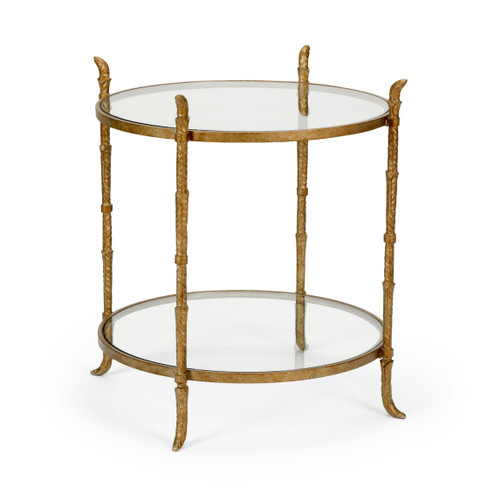 Wildwood Side Table in Gold (460|490046)