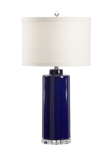 Wildwood (General) One Light Table Lamp in Royal Blue Crackle Glaze/Clear (460|46957)