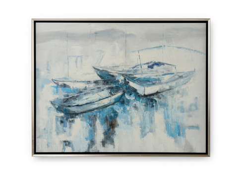 Claire Bell Oil Painting in Blue (460|387009)