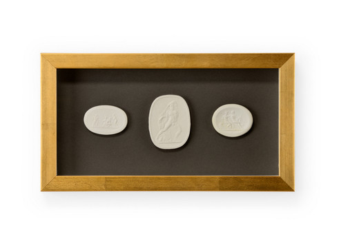 Chelsea House Misc Smal Intaglio Shadowbox I in White/Cream (460|386996)