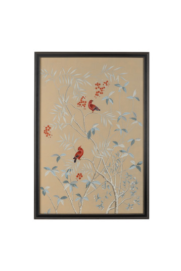 Chelsea House Misc Buckhead Panel- Red Cockatoo in Tan (460|386872)