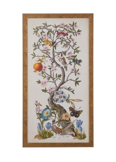 Chelsea House (General) Chinoiserie Natura I in Antiqued Gold Frame (460|386687)