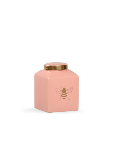 Shayla Copas Jar in Coral Glaze/Metallic Gold (460|384915)