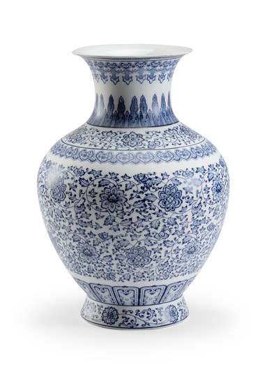 Chelsea House Misc Vase in White/Blue (460|384508)