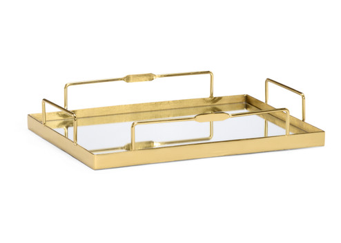 Chelsea House (General) Tray in Antique Brass/Clear (460|384244)