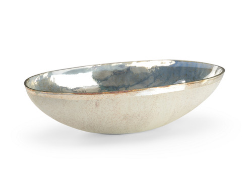 Chelsea House (General) Bowl in Rusticated White/Nickel (460|384093)