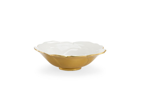 Chelsea House (General) Bowl in White/Metallic Gold (460|384059)