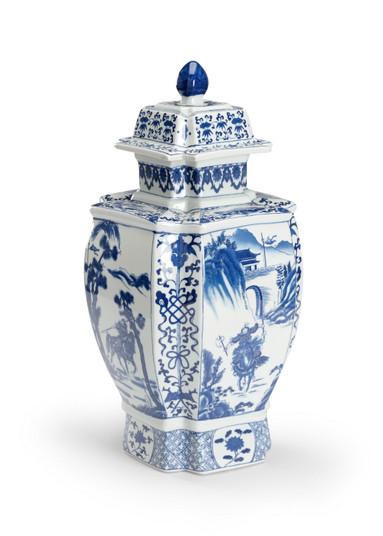 Chelsea House Misc Vase in White/Blue (460|383997)