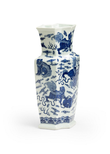Chelsea House Misc Vase in White/Blue (460|383626)
