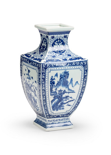Chelsea House Misc Vase in White/Blue (460|383621)