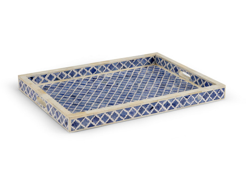 Chelsea House (General) Tray in Blue/White (460|383021)