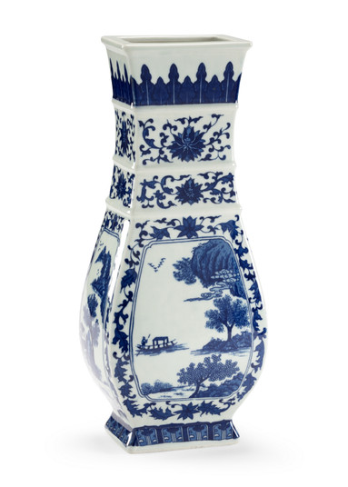 Chelsea House Misc Vase in White/Blue (460|382967)