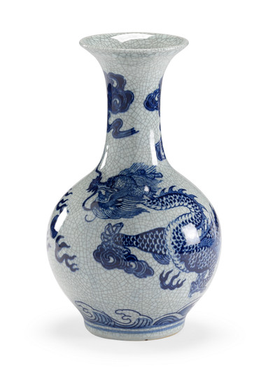Chelsea House Misc Vase in White/Blue (460|382965)