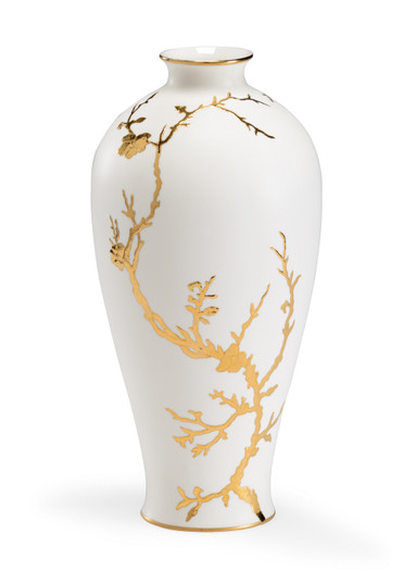 Chelsea House Misc Vase in White/Gold (460|382886)