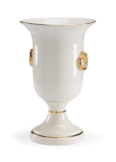 Bradshaw Orrell Vase in White/Gold (460|382713)