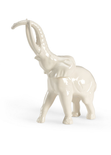 Chelsea House (General) Elephant in Hand Made/White Glaze (460|382625)