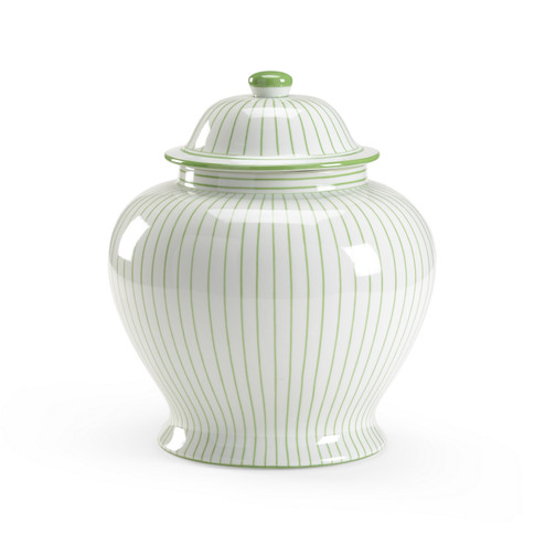 Chelsea House Misc Vase in White/Green (460|382128)