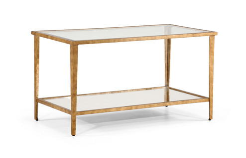 Chelsea House (General) Cocktail Table in Antique Gold Leaf/Clear (460|381354)